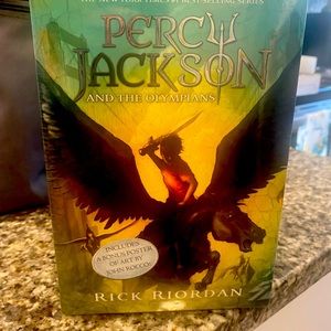 Percy Jackson book set w/poster